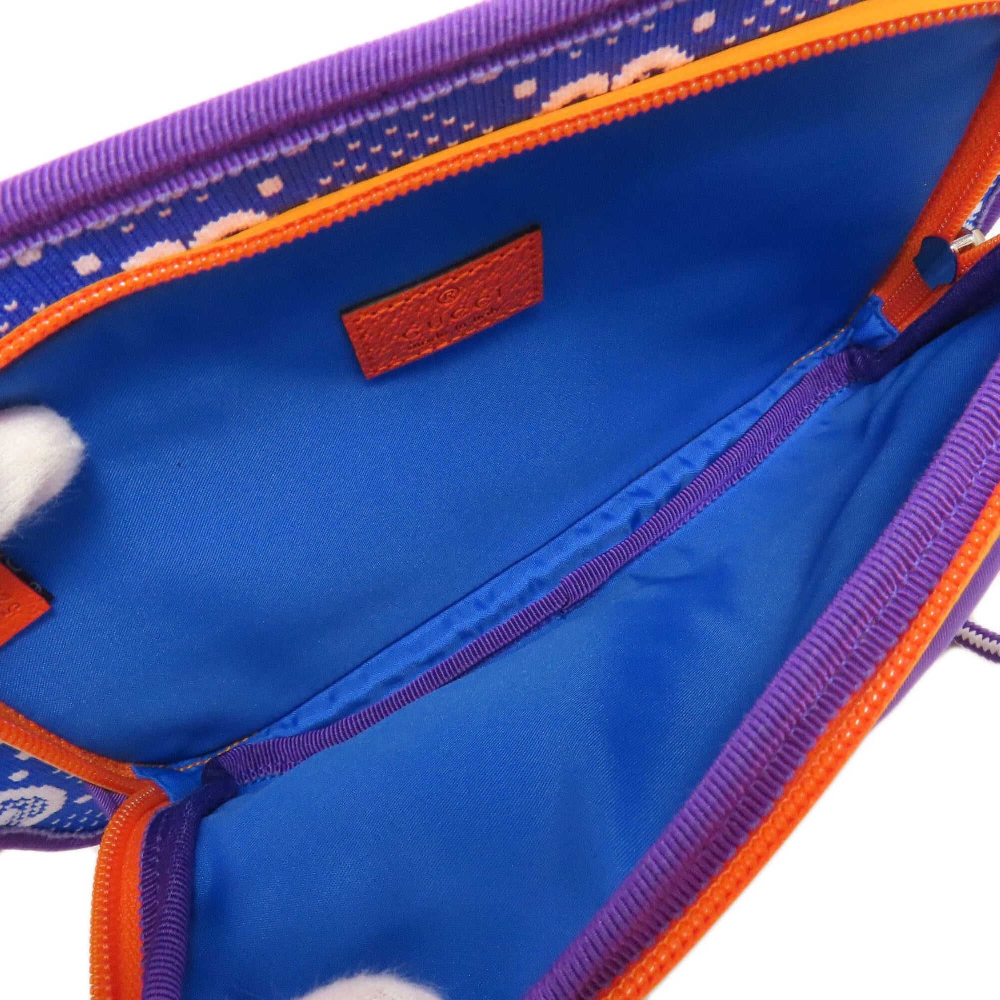 Gucci Blue Orange Purple Nylon Fanny Pack (Pre-Owned)
