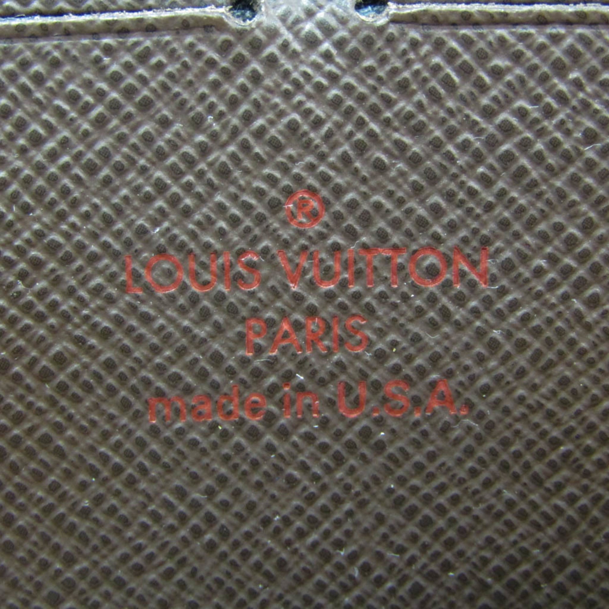 Louis Vuitton Damier Ebene Damier Canvas Long Wallet (Bi-Fold) (Pre-Owned)