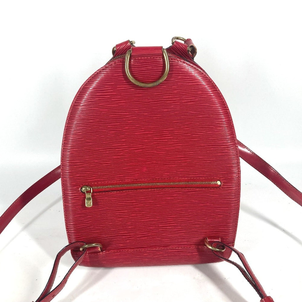 Louis Vuitton Red Color Epi Leather Backpack (Pre-Owned)