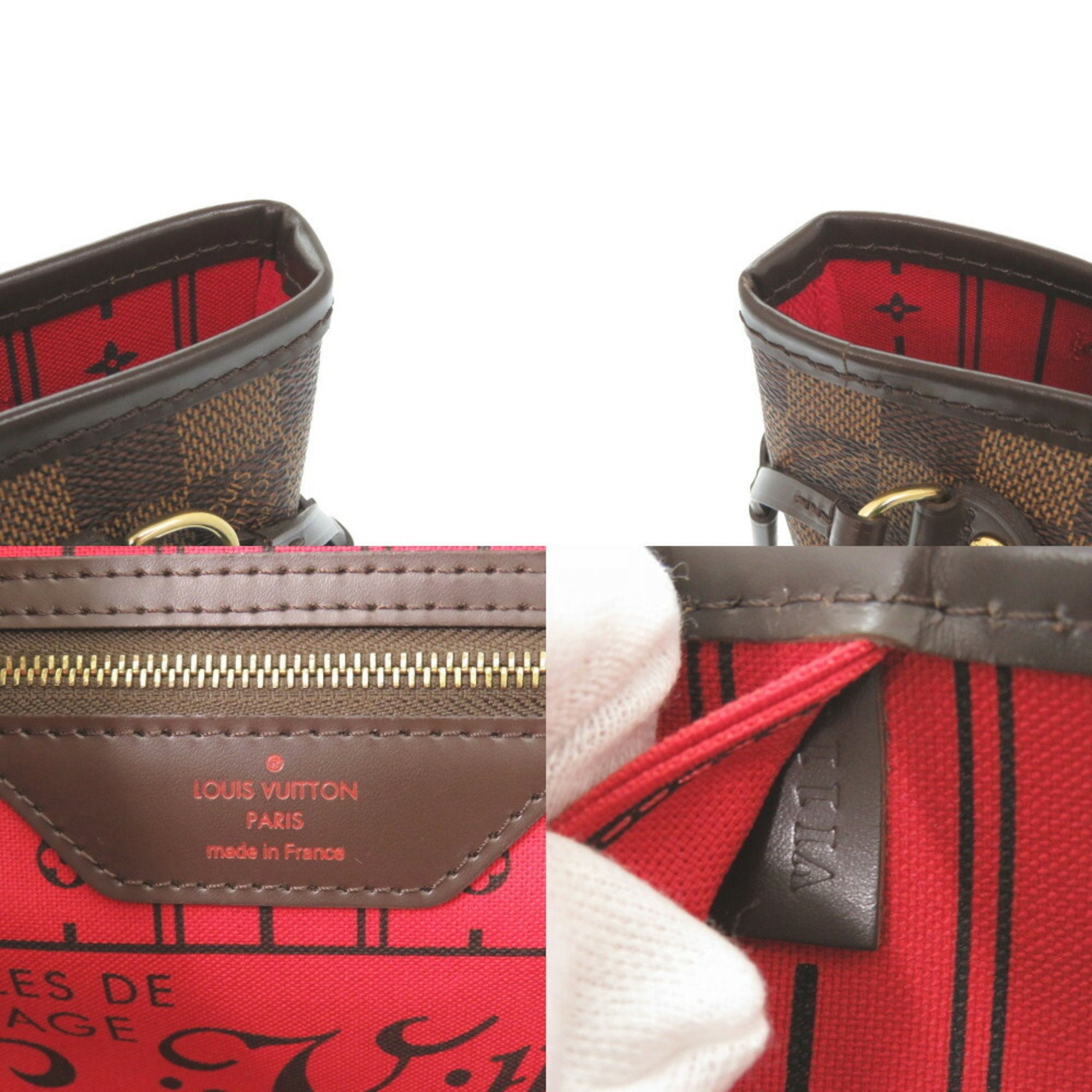 Louis Vuitton Brown Damier Canvas Tote Bag (Pre-Owned)