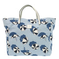 Gucci Blue Canvas Tote Bag (Pre-Owned)