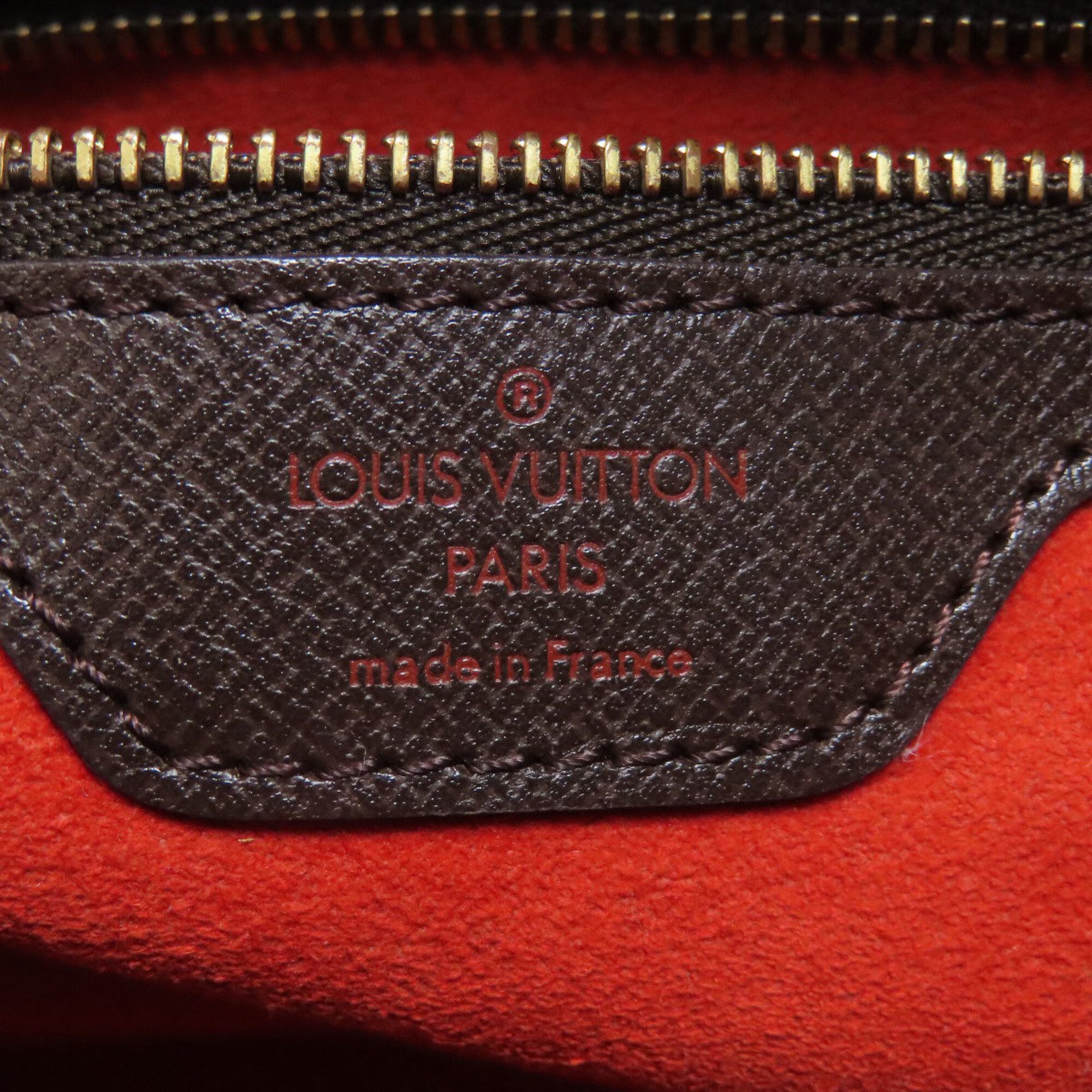 Louis Vuitton Brown Ebene Damier Canvas Handbag (Pre-Owned)