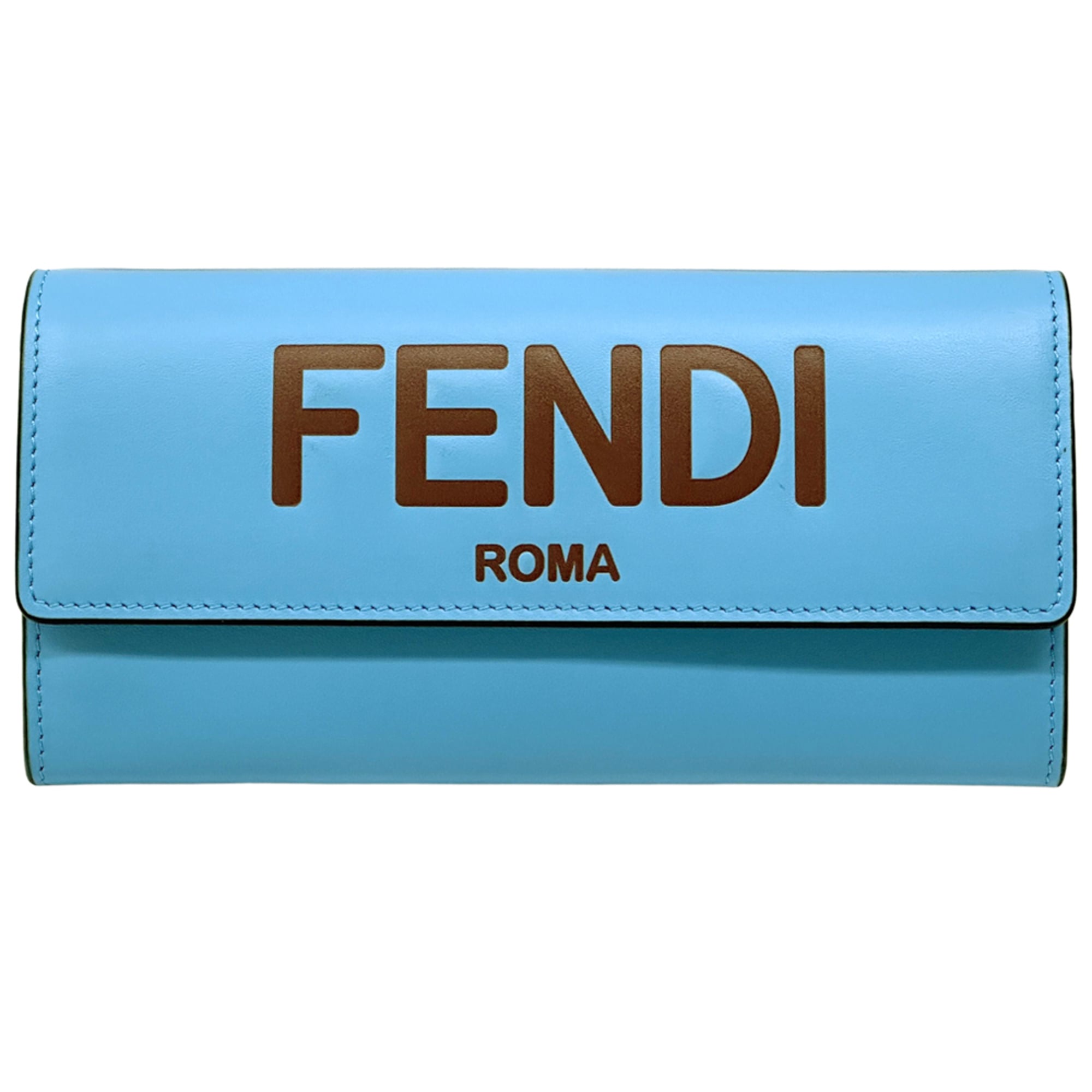 Fendi Blue Light Blue Leather (Pre-Owned)