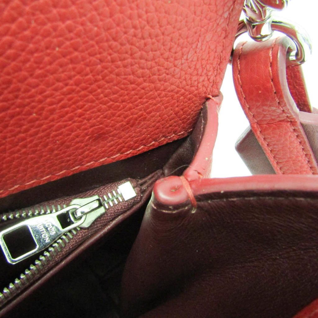 Louis Vuitton Astrid Handbag Leather Red Leather Handbag (Pre-Owned)