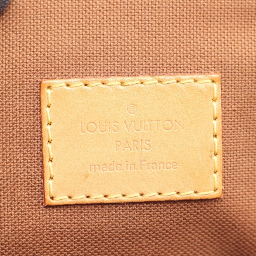 Louis Vuitton Brown Pvc Coated Canvas Leather Handbag (Pre-Owned)