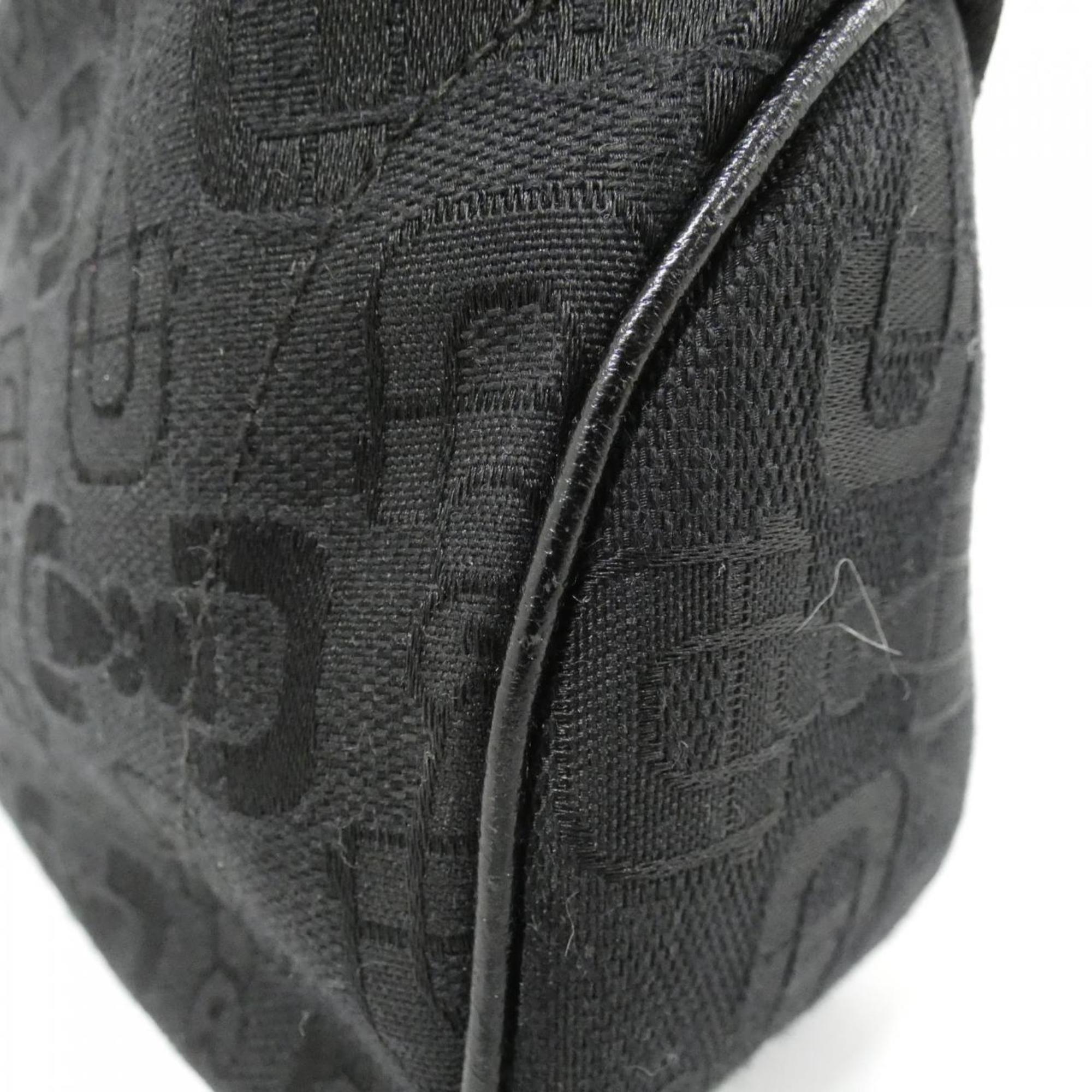 Gucci Black Canvas Handbag (Pre-Owned)