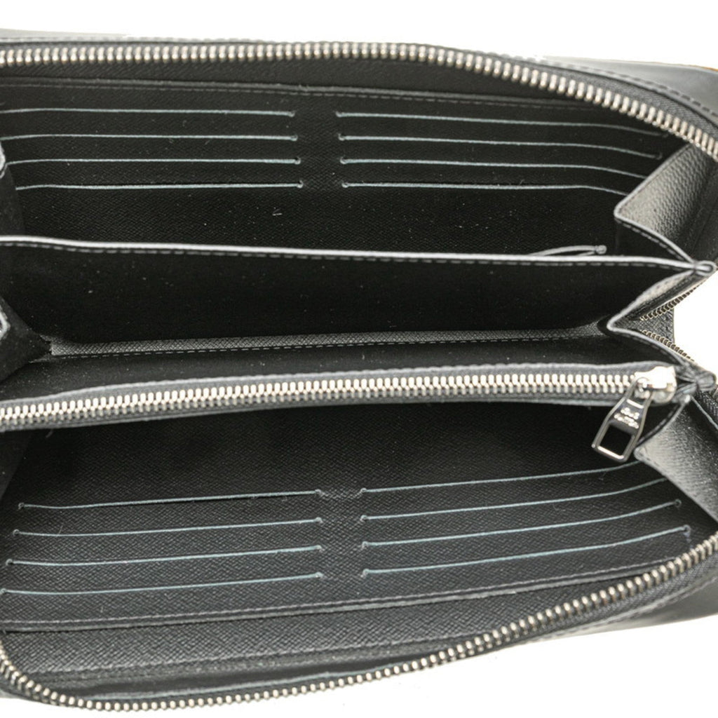Louis Vuitton Black Pvc Leather Long Wallet (Bi-Fold) (Pre-Owned)