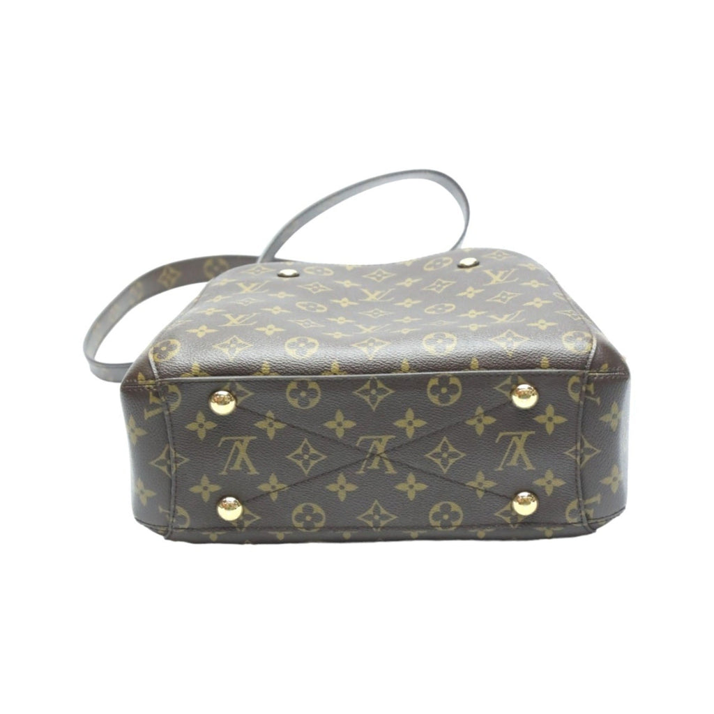Louis Vuitton Brown Monogram Canvas Handbag Shoulder Bag (Pre-Owned)