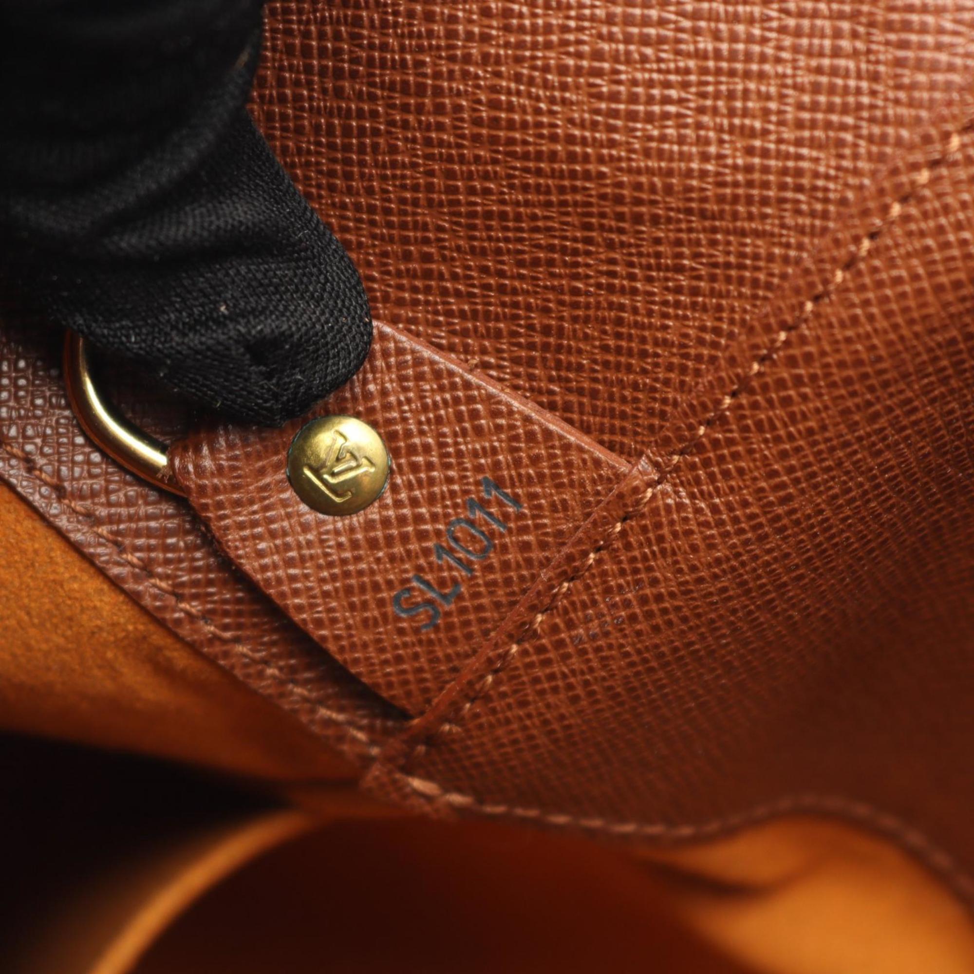 Louis Vuitton Brown Coated Canvas Shoulder Bag (Pre-Owned)