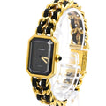 Chanel Premiere Rock Quartz Watch Plated Metal And Leather Watch (Pre-Owned)