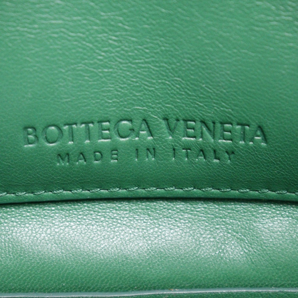 Bottega Veneta Green Leather Shoulder Bag (Pre-Owned)