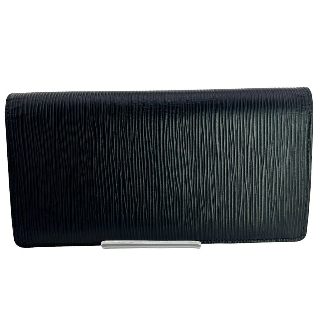 Louis Vuitton Noir Epi Leather Long Wallet (Bi-Fold) (Pre-Owned)