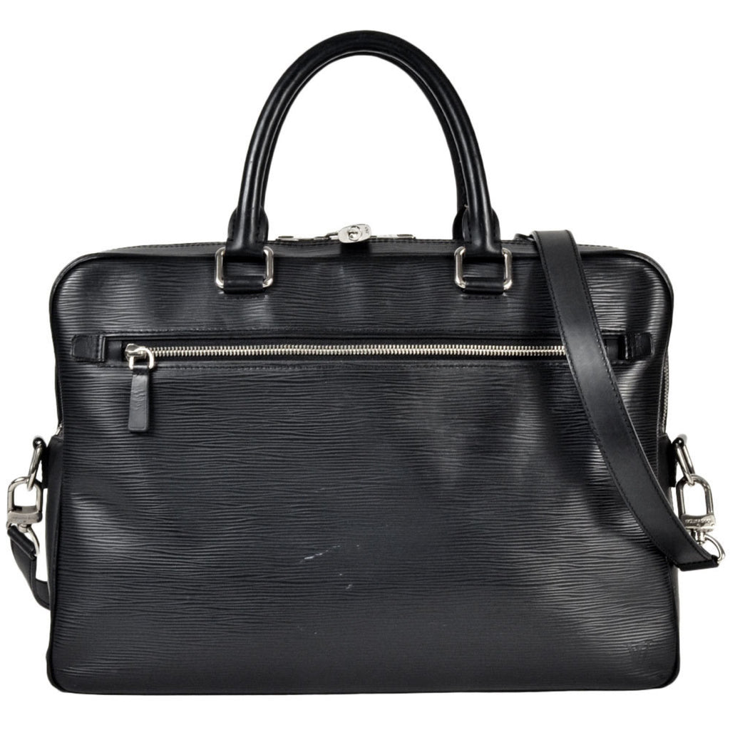Louis Vuitton Black Noir Epi Leather Shoulder Bag (Pre-Owned)