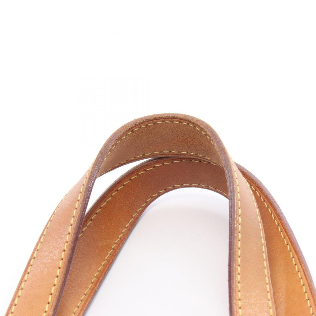 Louis Vuitton Monogram Brown Coated Canvas Leather Tote Bag (Pre-Owned)