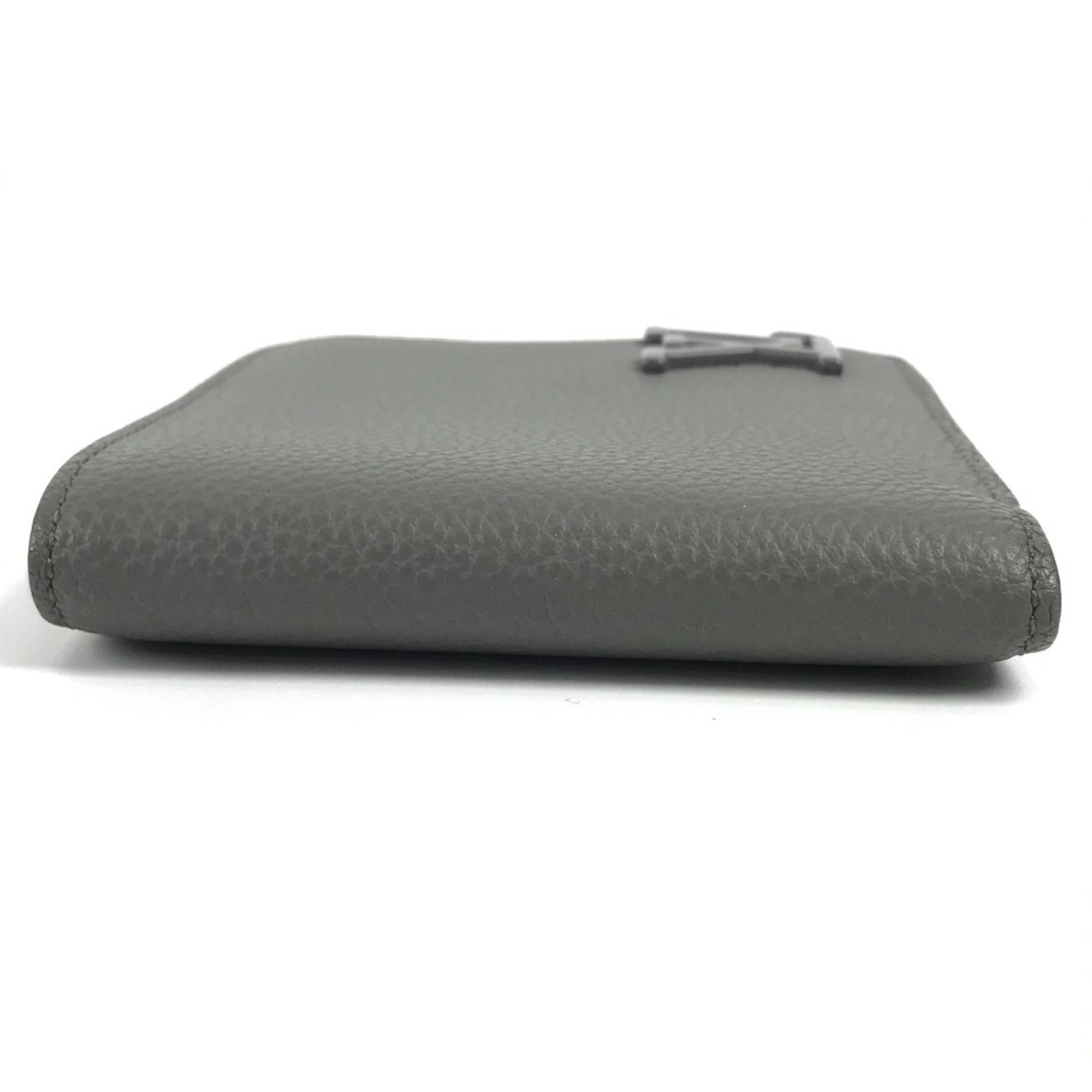 Louis Vuitton Gray Leather Wallet (Bi-Fold) (Pre-Owned)