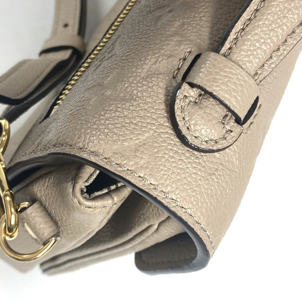Louis Vuitton Monogram Empreinte Beige Tourterelle Monogram Empreinte Handbag Pochette Shoulder Bag (Pre-Owned)