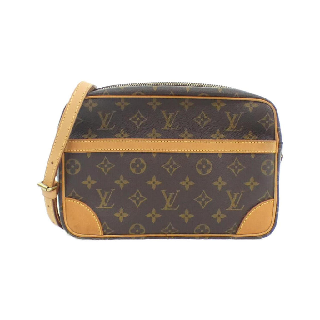Louis Vuitton Monogram Marron Coated Canvas Shoulder Bag (Pre-Owned)