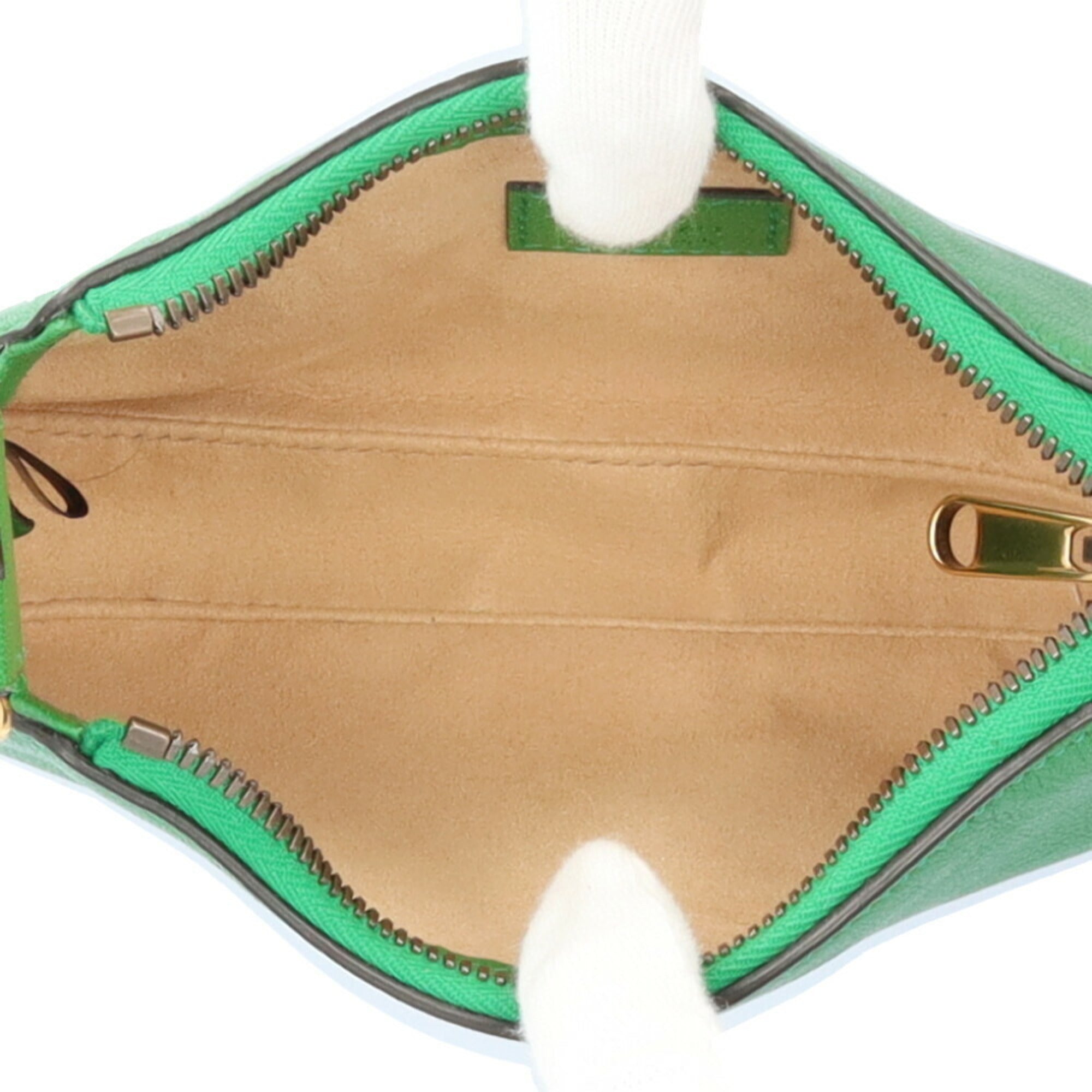 Gucci Green Leather Handbag (Pre-Owned)