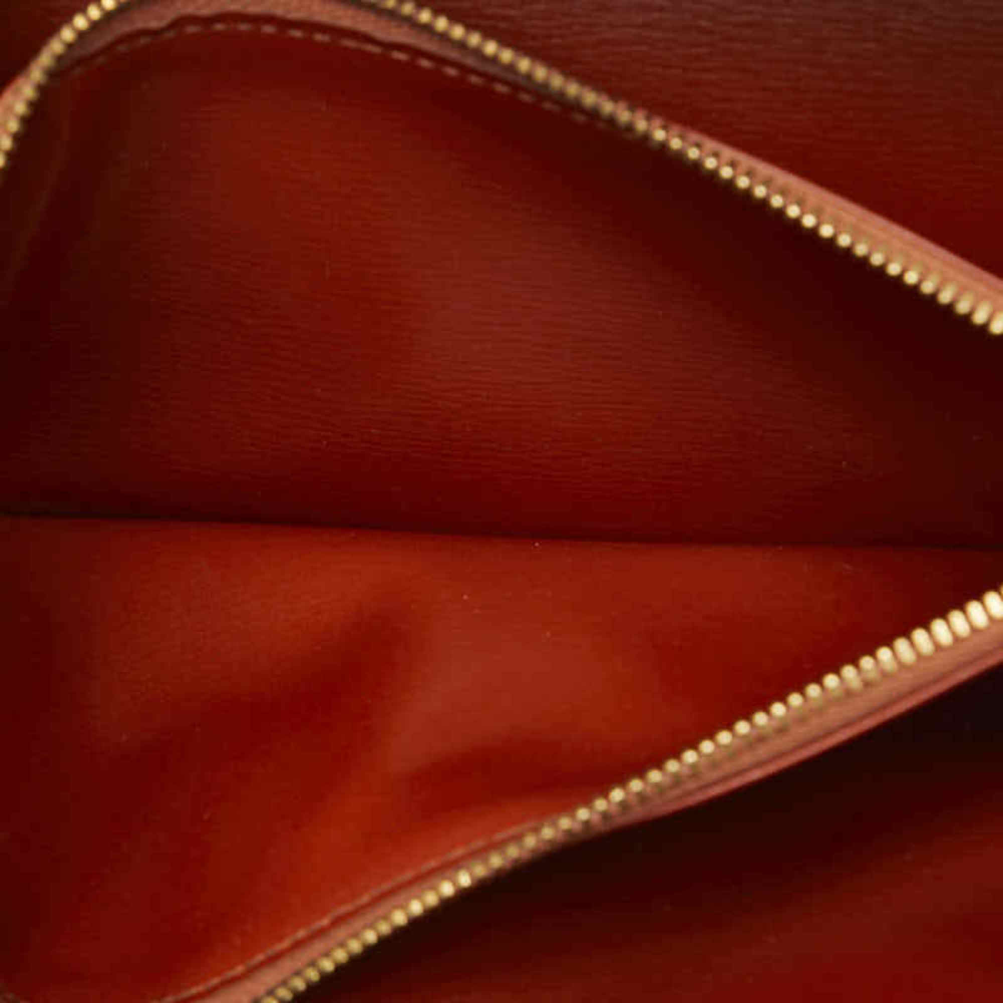 Louis Vuitton Epi Kenyan Brown Epi Leather Long Wallet (Bi-Fold) (Pre-Owned)