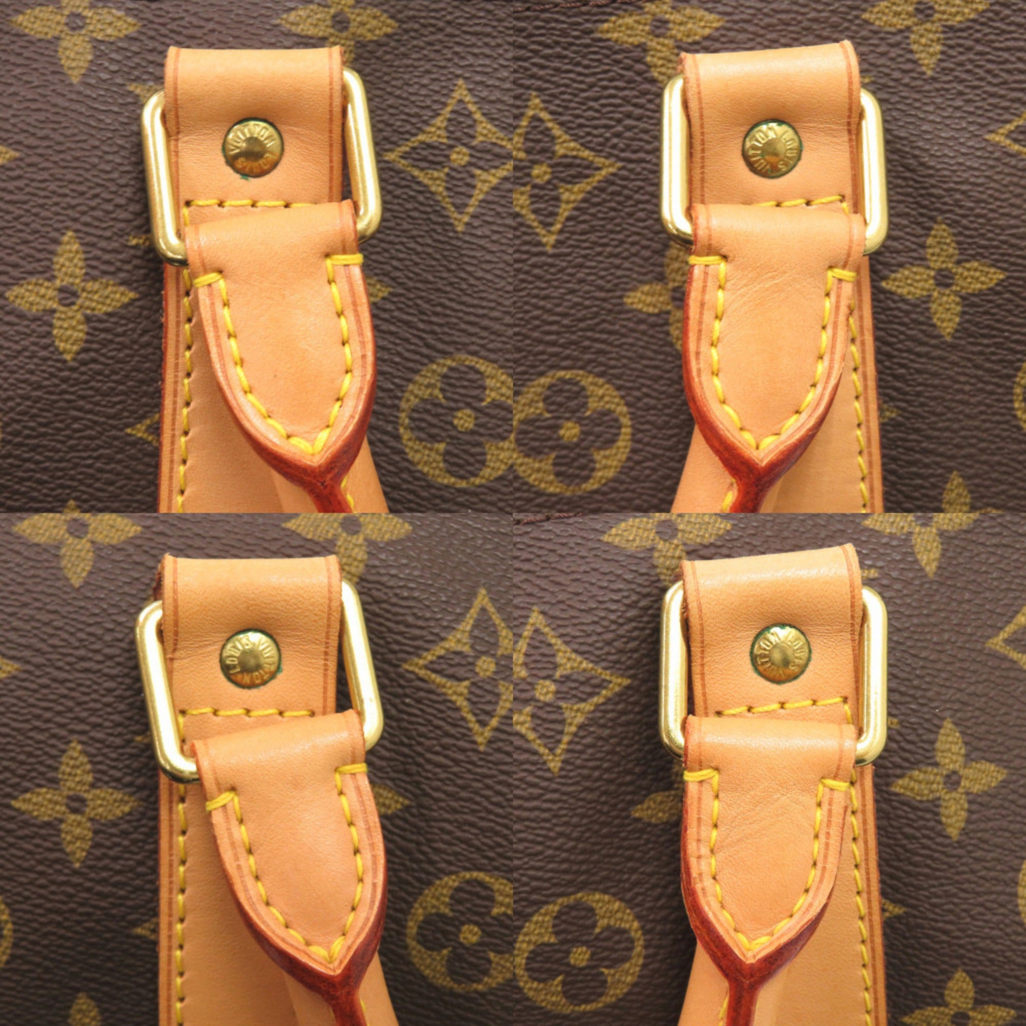 Louis Vuitton Brown Monogram Canvas Boston Bag (Pre-Owned)