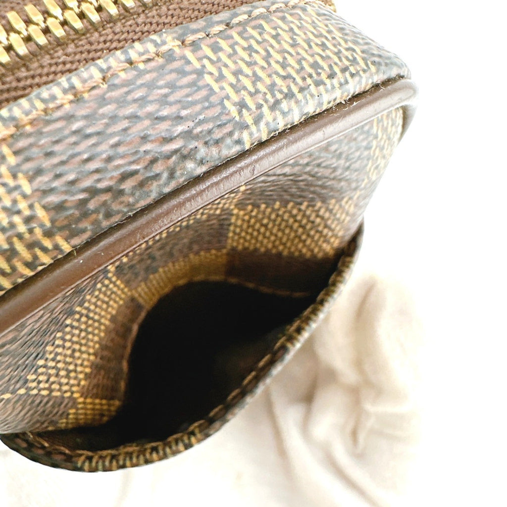 Louis Vuitton Brown Damier Canvas Pouch (Pre-Owned)