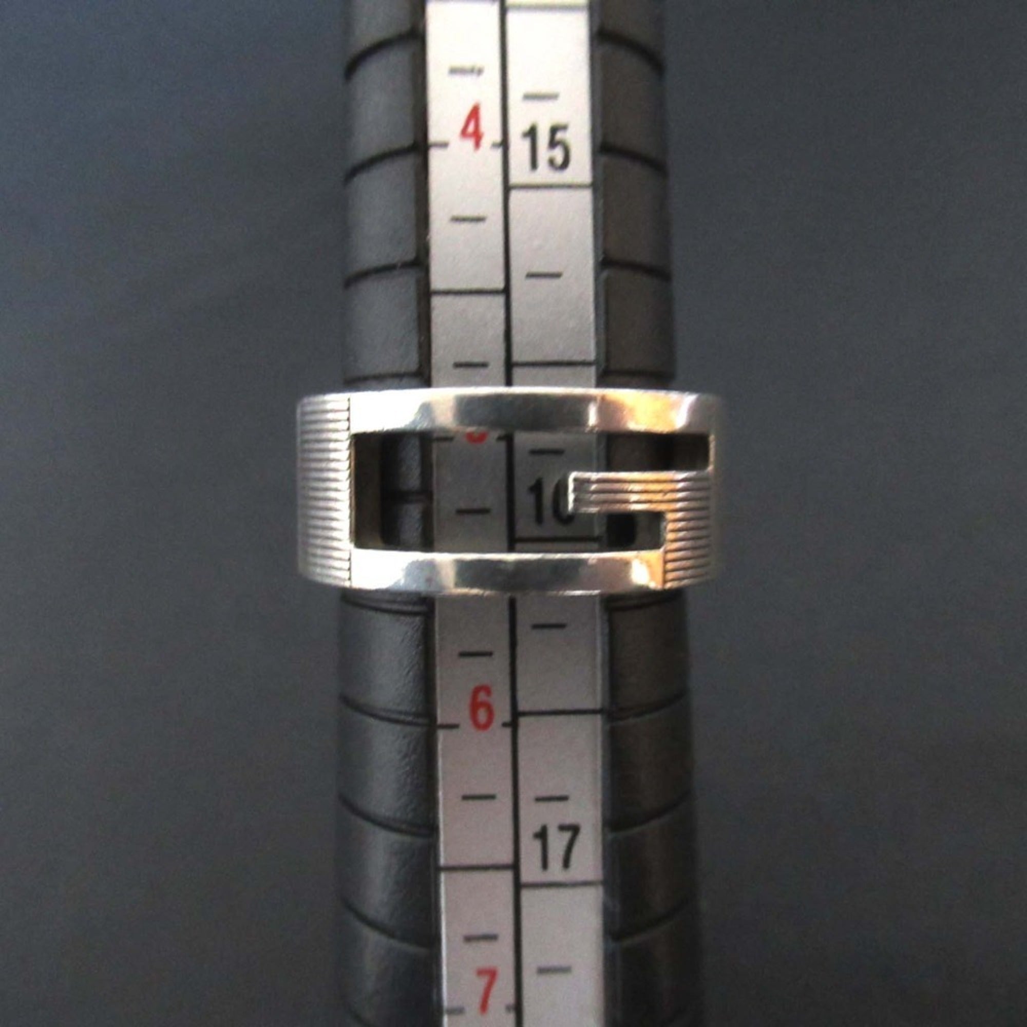 Gucci Silver Silver 925 Band Ring (Pre-Owned)