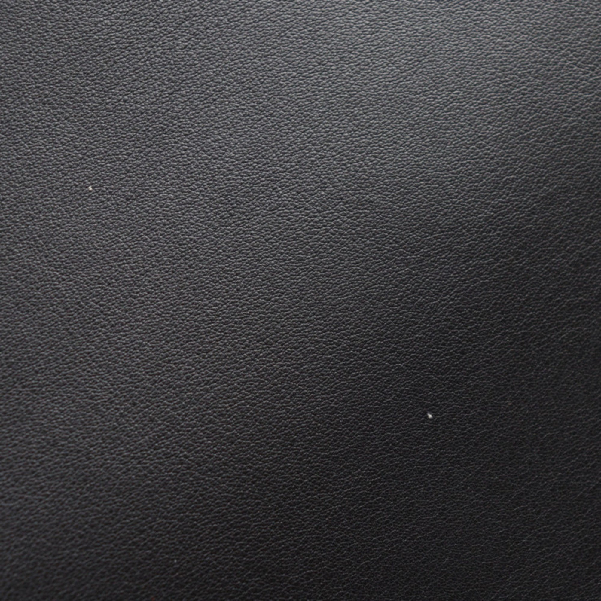 Louis Vuitton Black Leather Clutch Bag (Pre-Owned)