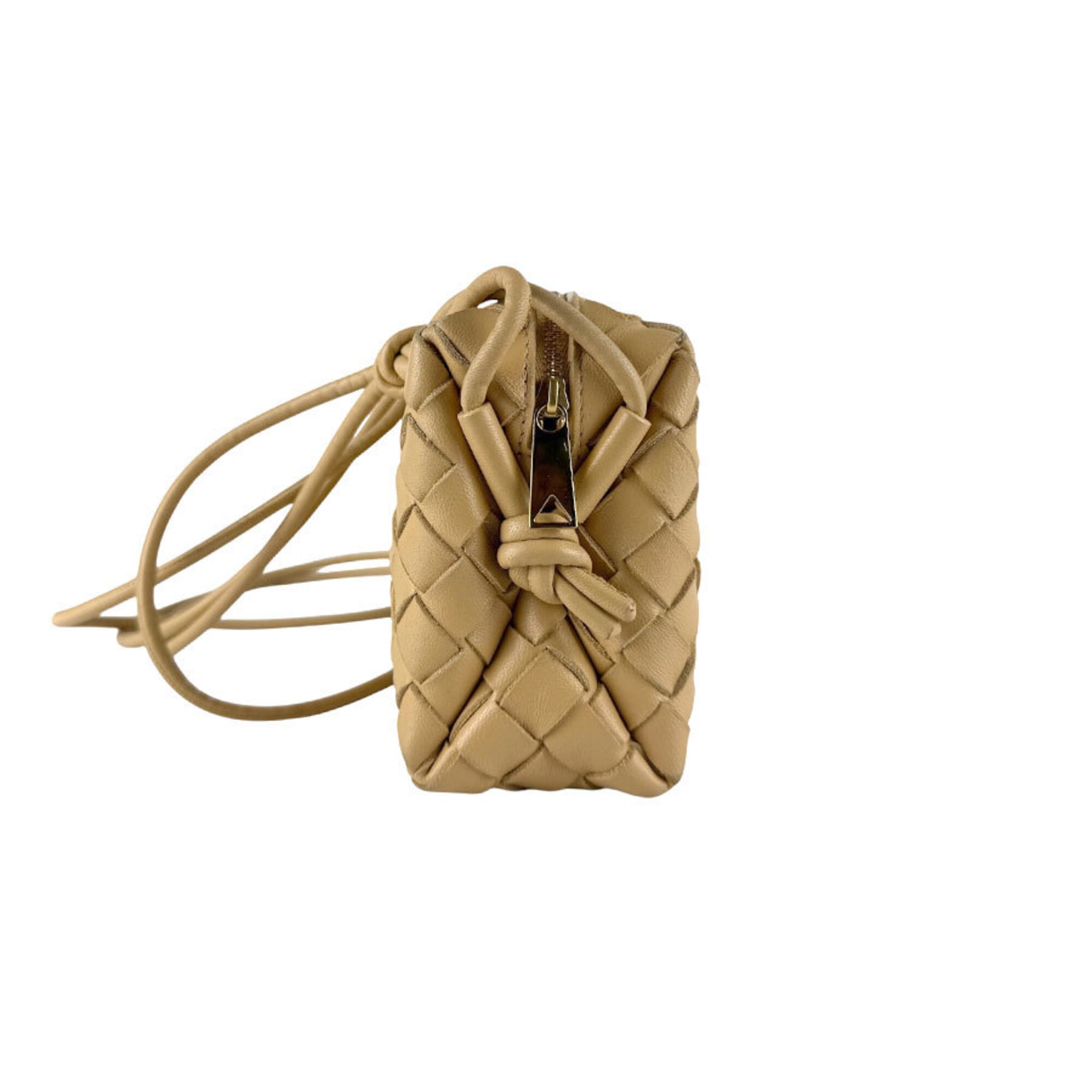 Bottega Veneta Beige Leather Shoulder Bag (Pre-Owned)