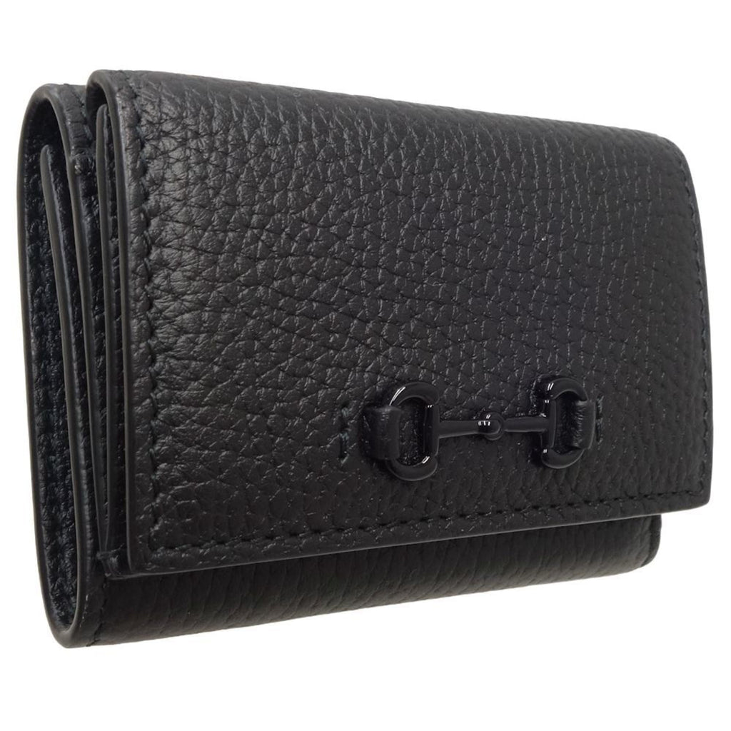Gucci Black Leather Wallet (Tri-Fold) (Pre-Owned)