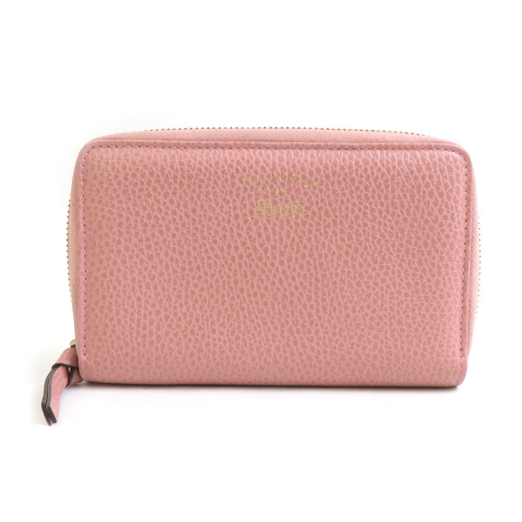 Gucci Pink Leather Wallet (Bi-Fold) (Pre-Owned)