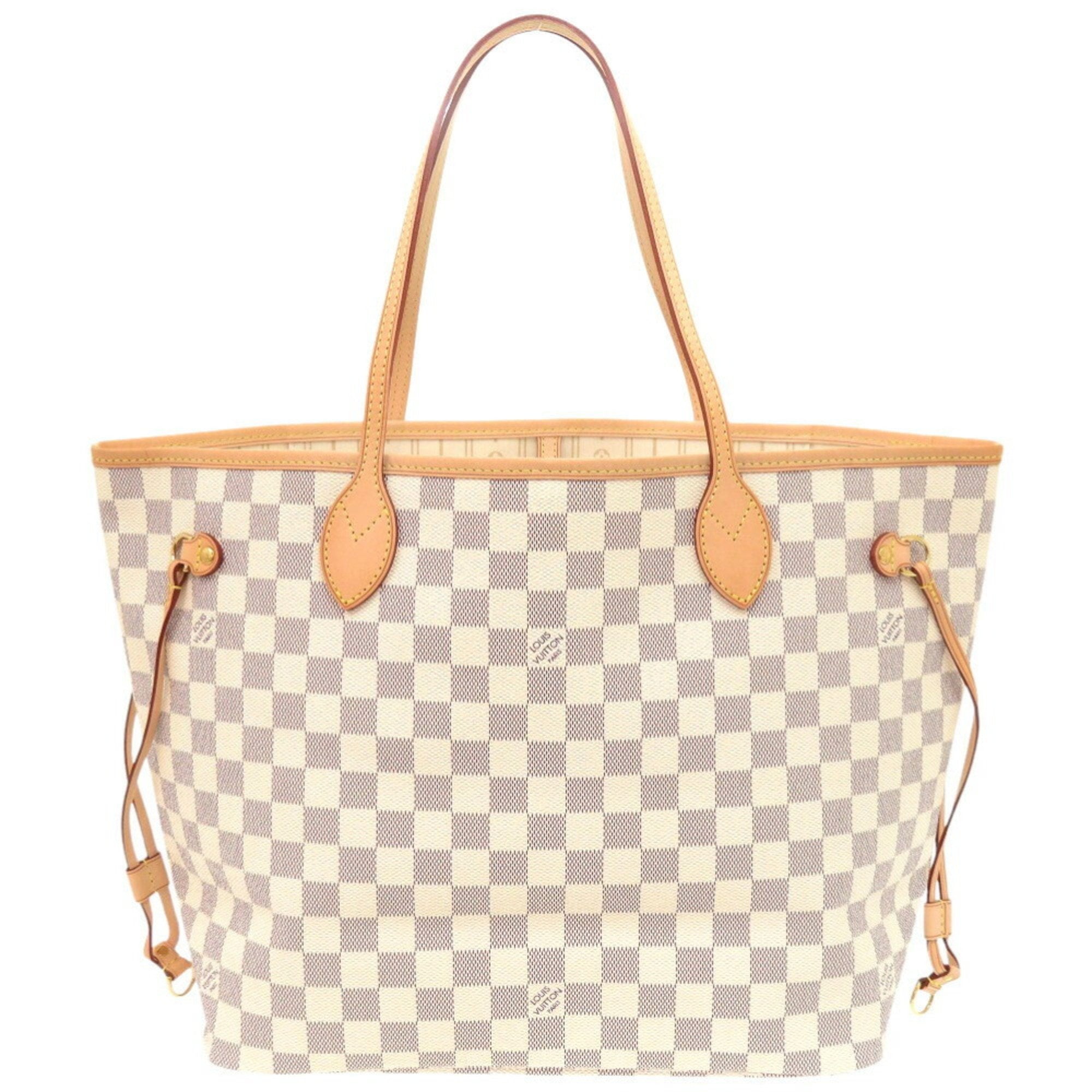 Louis Vuitton White Damier Azur Tote Bag (Pre-Owned)