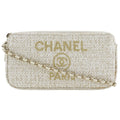 Chanel White Tweed Shoulder Bag (Pre-Owned)
