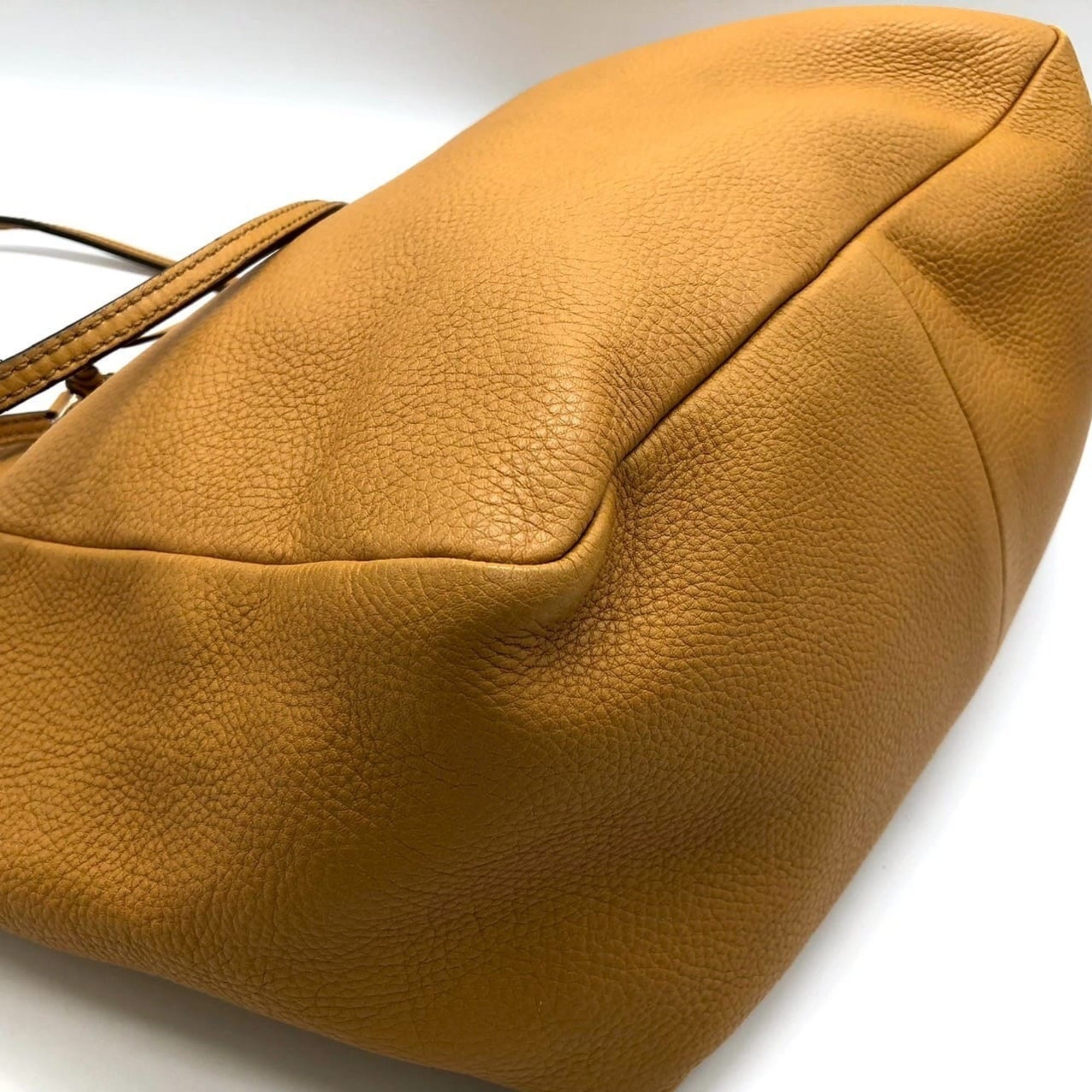 Gucci Yellow Leather Tote Bag (Pre-Owned)