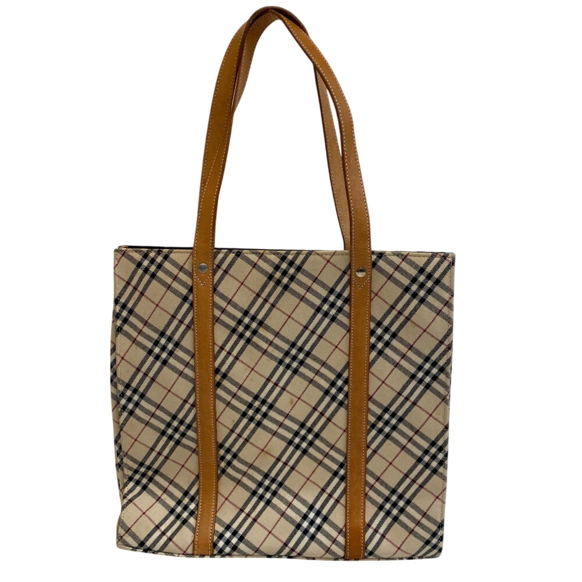 Burberry Beige Canvas Tote Bag (Pre-Owned)