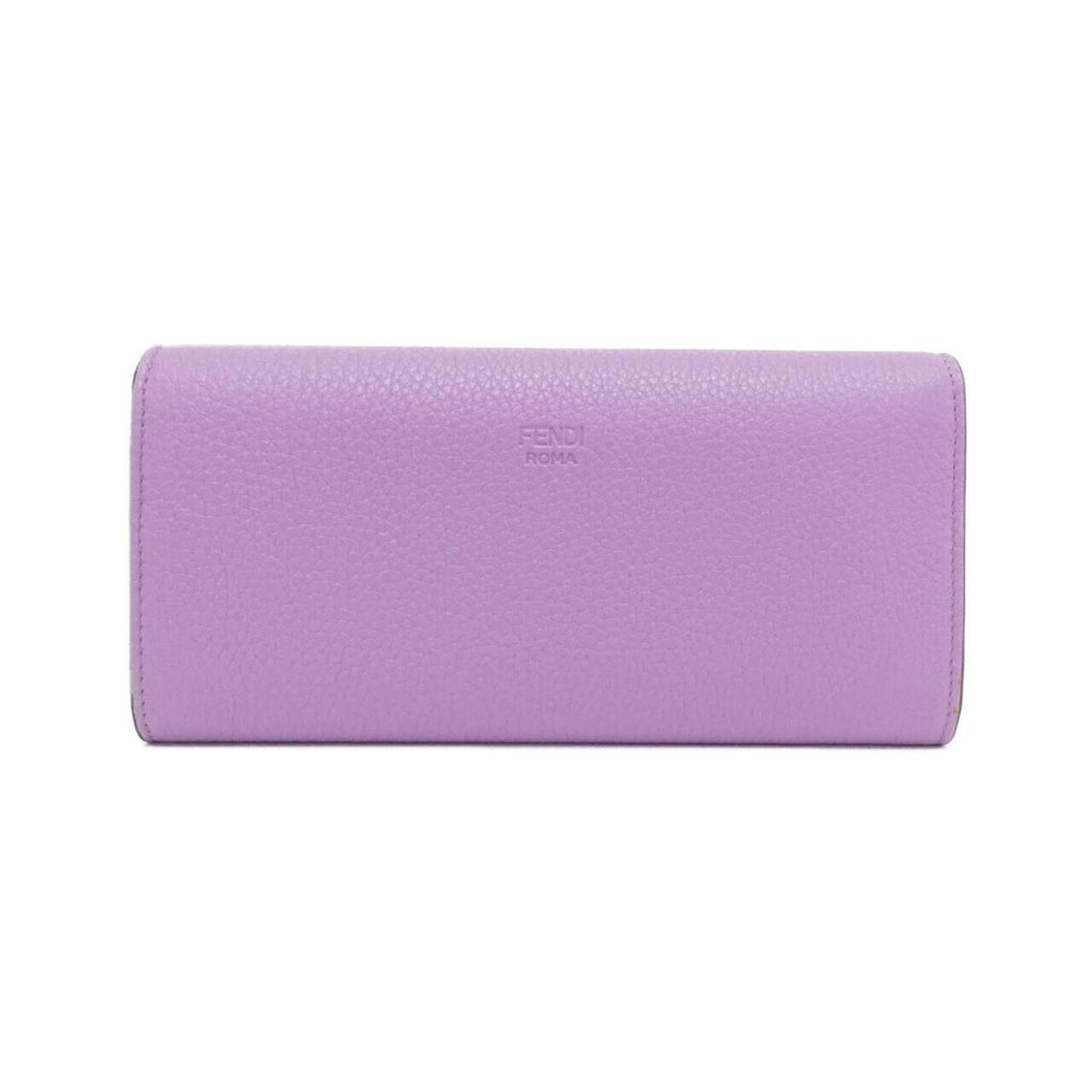 Fendi Leather Long Wallet (Bi-Fold) (Pre-Owned)