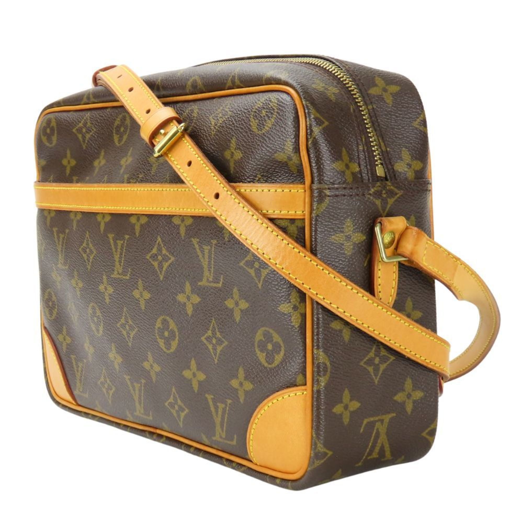 Louis Vuitton Monogram Brown Monogram Leather Shoulder Bag (Pre-Owned)