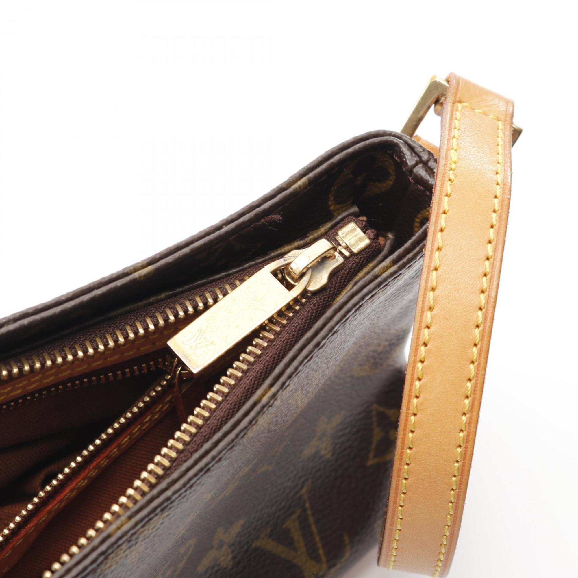 Louis Vuitton Brown Coated Canvas Pvc Leather Shoulder Bag (Pre-Owned)