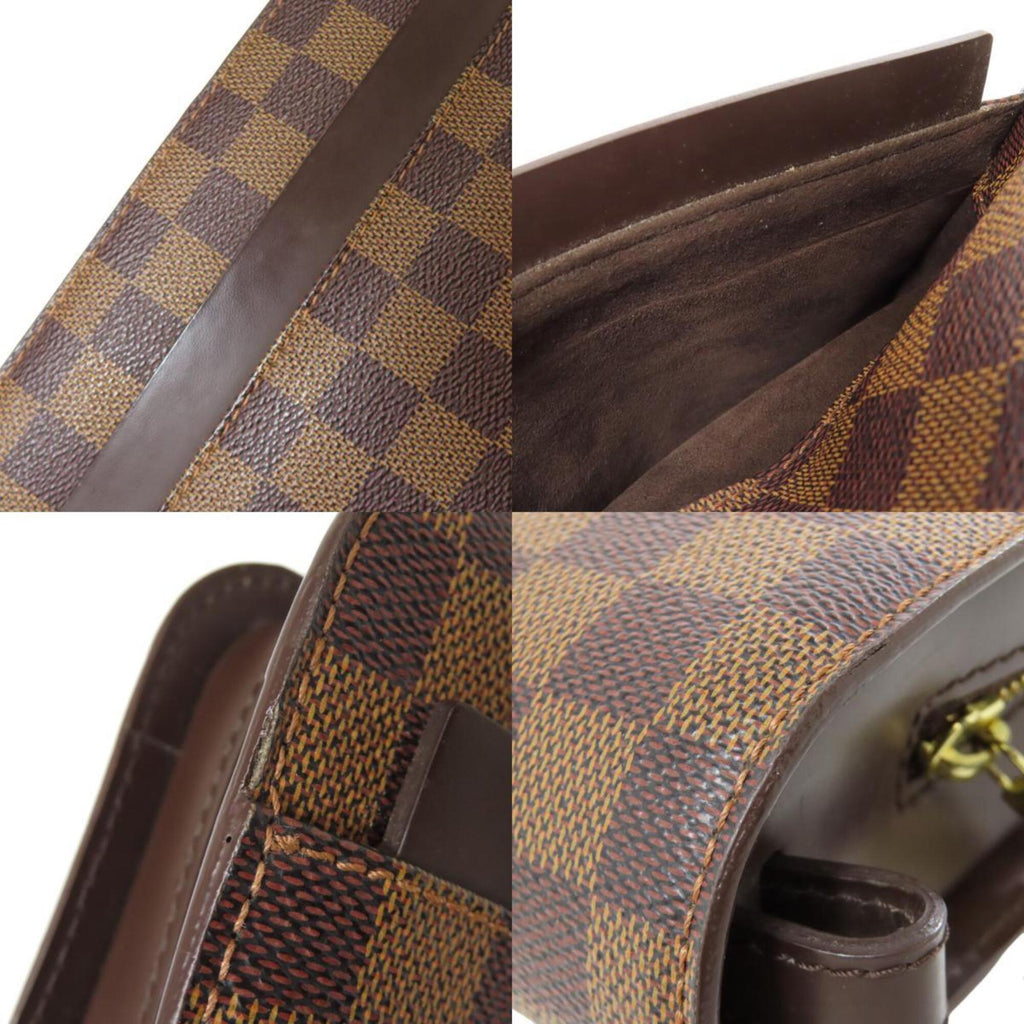 Louis Vuitton Brown Damier Canvas Clutch Bag (Pre-Owned)