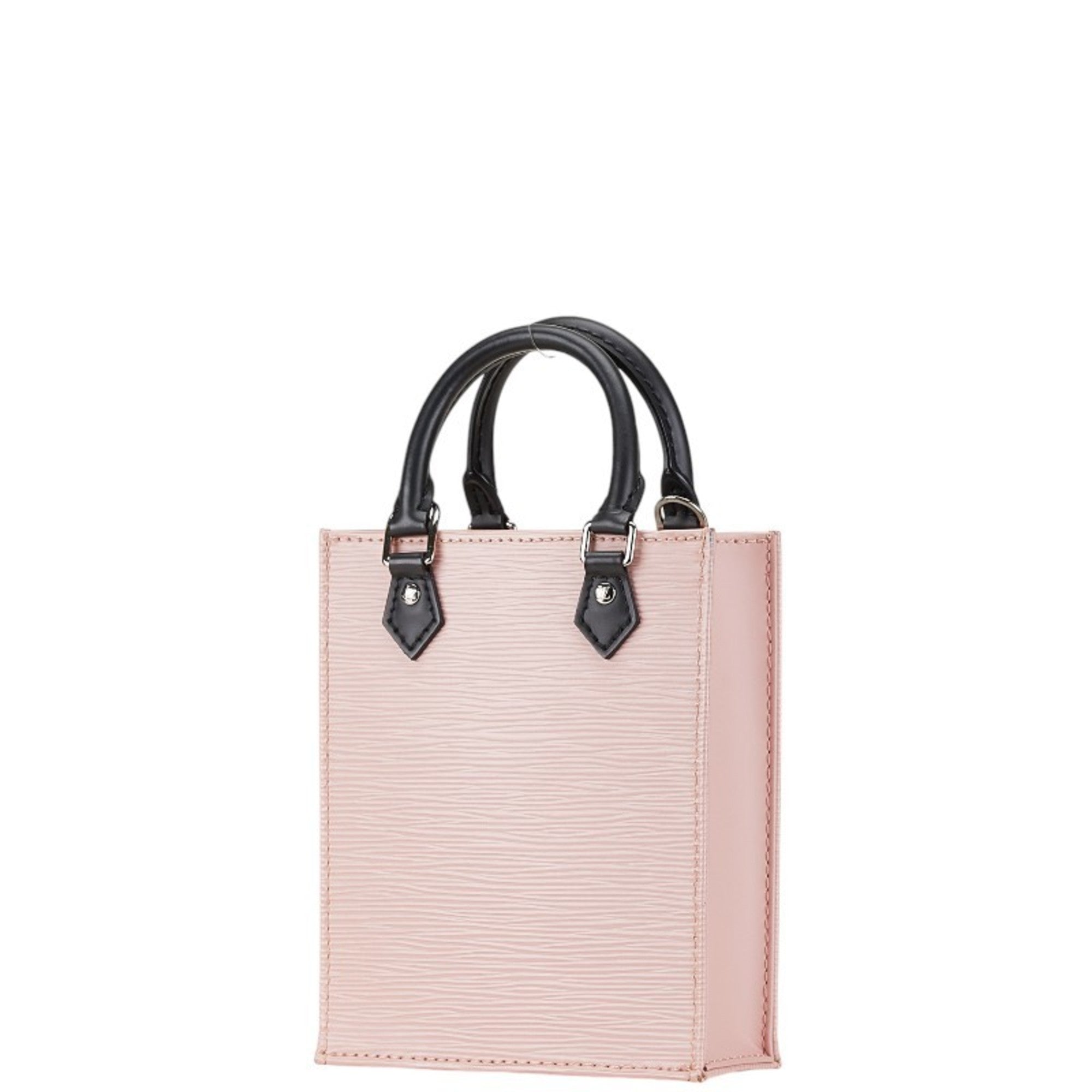 Louis Vuitton Rose Ballerine Leather Handbag Shoulder Bag (Pre-Owned)