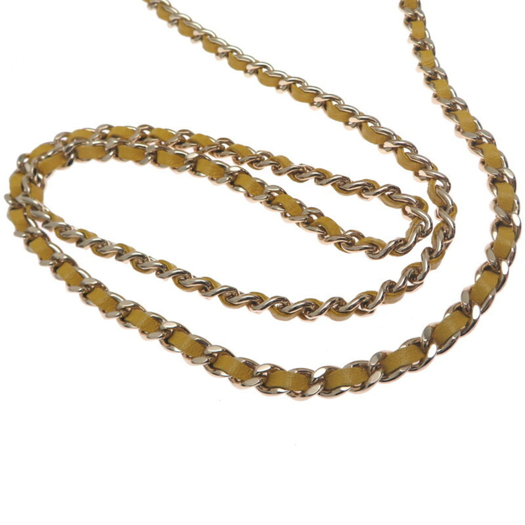 Chanel Yellow Leather Shoulder Bag (Pre-Owned)