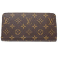 Louis Vuitton Monogram Blue Brown Monogram Monogram Long Wallet (Bi-Fold) (Pre-Owned)