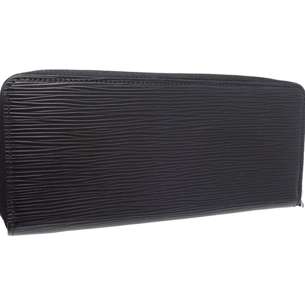 Louis Vuitton Noir Leather Coin Purse/Coin Case (Pre-Owned)