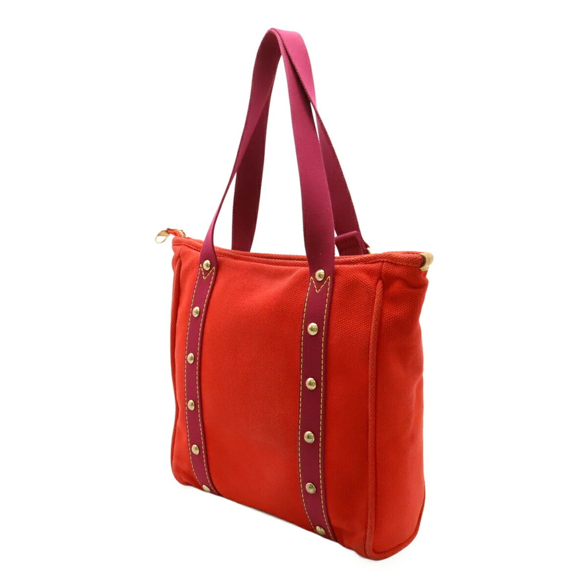 Louis Vuitton Purple Rouge Canvas Shoulder Bag Tote Bag (Pre-Owned)