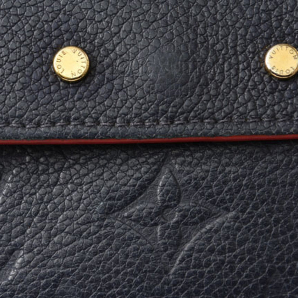 Louis Vuitton Marine Rouge Monogram Monogram Empreinte Long Wallet (Tri-Fold) (Pre-Owned)