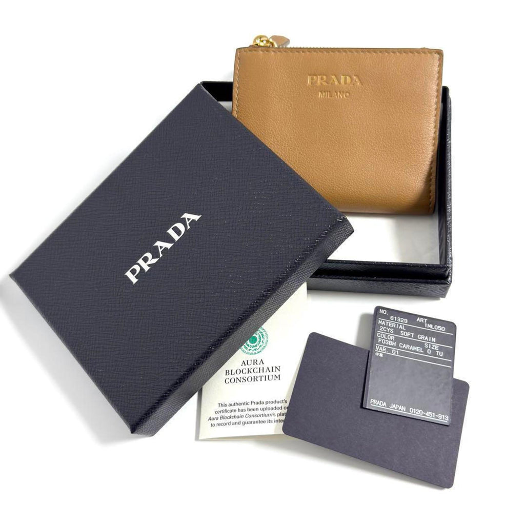 Prada Leather Wallet (Bi-Fold) (Pre-Owned)