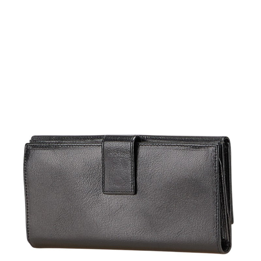 Gucci Black Green Leather Coin Purse/Coin Case (Pre-Owned)