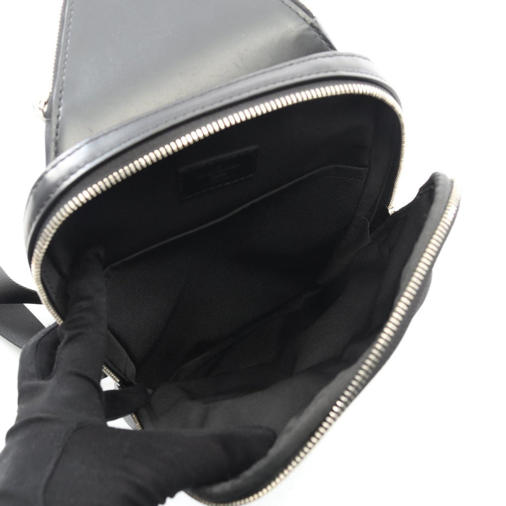 Louis Vuitton Black Damier Graphite Coated Canvas Leather Fanny Pack Sling Bag (Pre-Owned)