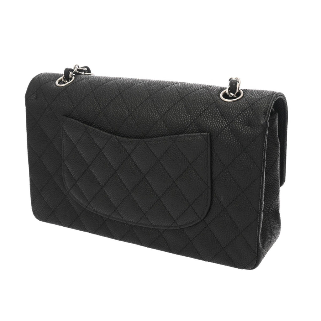 Chanel Black Grained Calfskin Shoulder Bag (Pre-Owned)