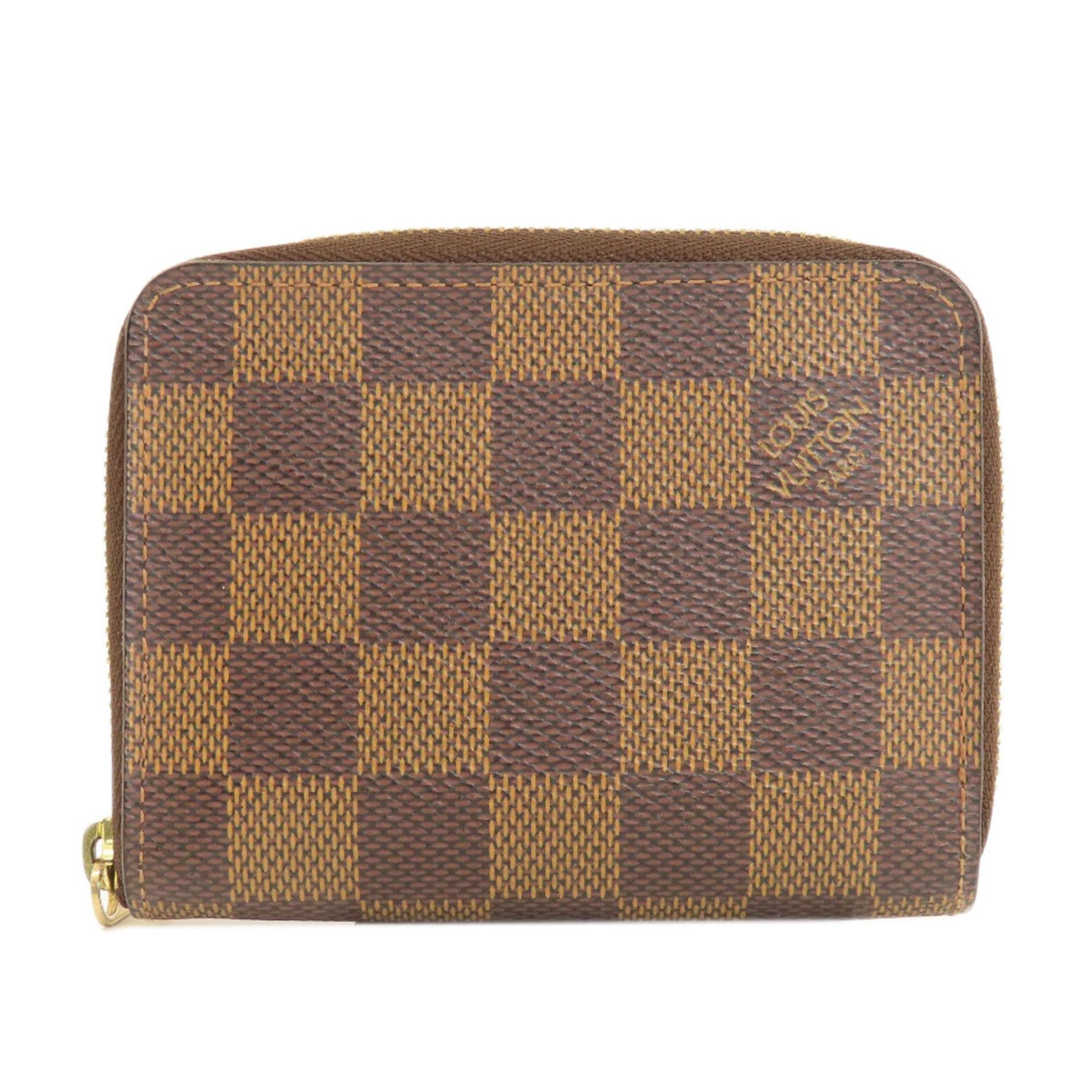Louis Vuitton Damier Canvas Ebene Damier Canvas Coin Purse/Coin Case (Pre-Owned)