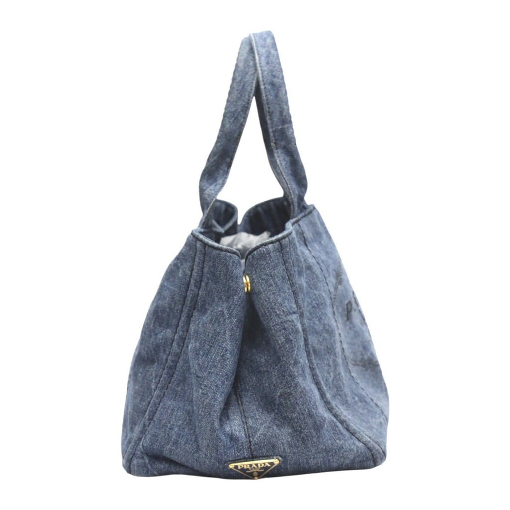 Prada Blue Denim Tote Bag (Pre-Owned)